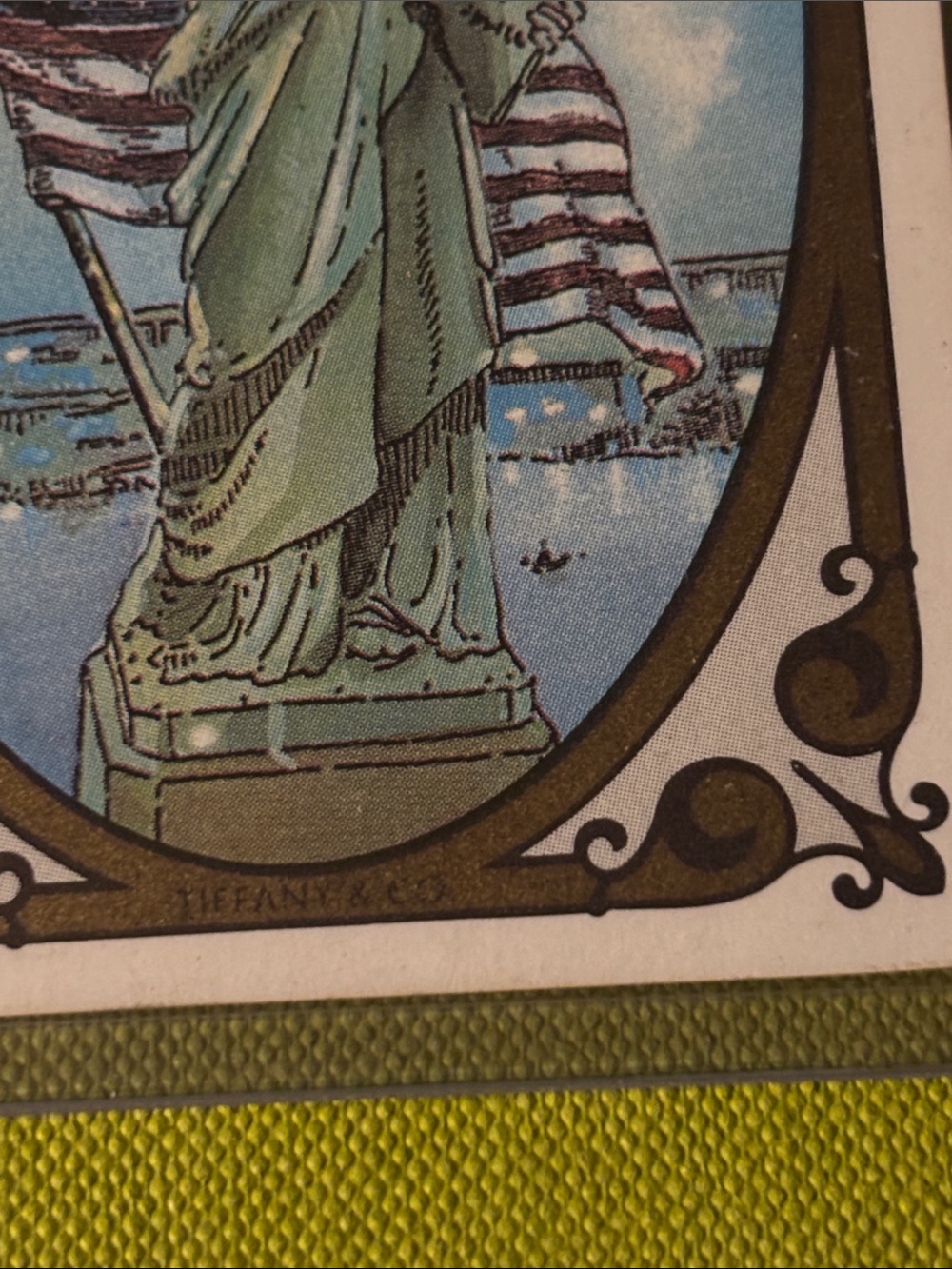 Tiffany & Co. Playing Card United States Statue of Liberty 2 of ❤️’s - Picture 4 of 4